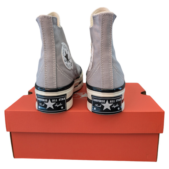 Converse Chuck 70 Plus Totally Neutral Egret Black Platform Sneaker Womens 7.5 - Picture 3 of 10